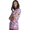 Kép 4/6 - DK717 Medical Női mintás felső - Hoo Cares For You? - 2XL