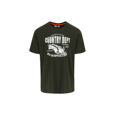 Country T-Shirt Dark Khaki L