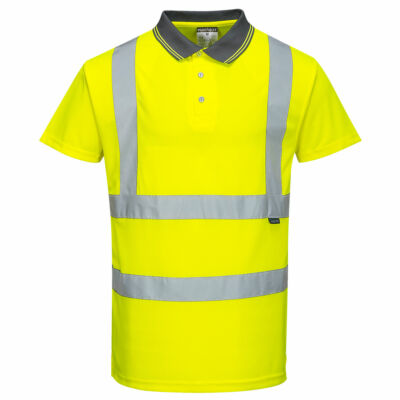 Láthatósági rövidujjú pólóing sárga XS