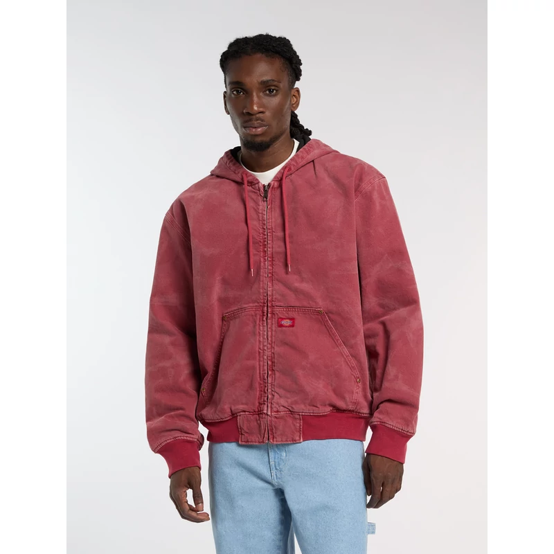 Hilham Lined Denim kapucnis bomberdzseki