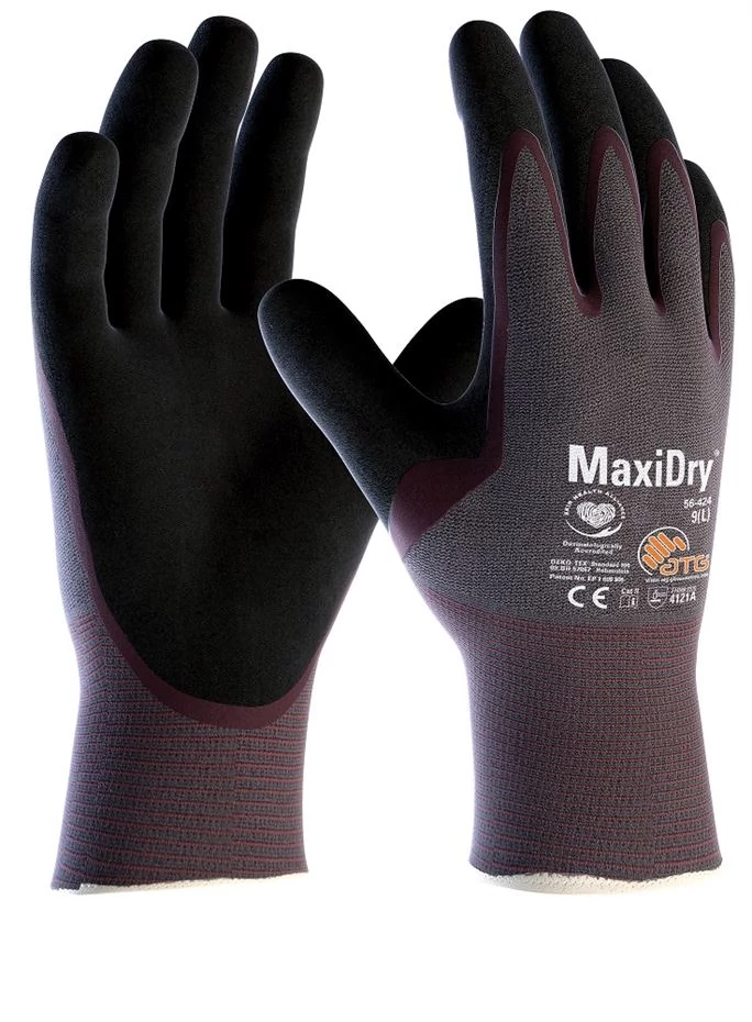 ATG® mártott kesztyű MaxiDry® 56-424 09/L