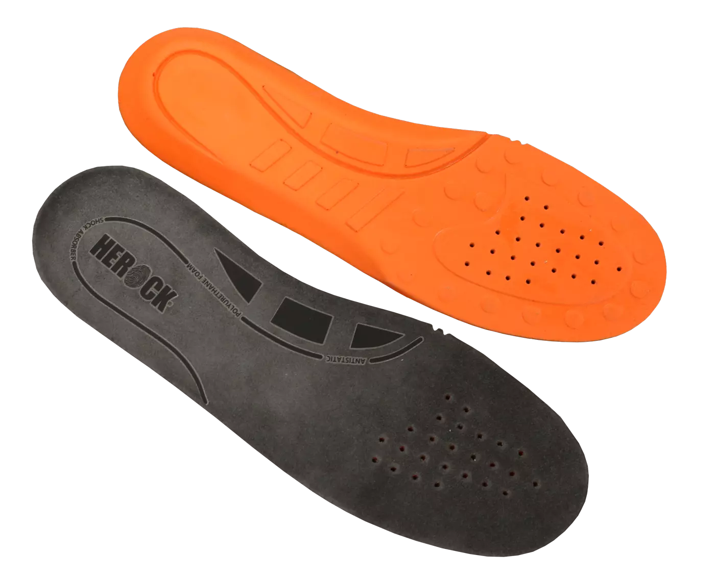 Cala Insoles - Sold By 10 Pair/Size Grey/Orange 42